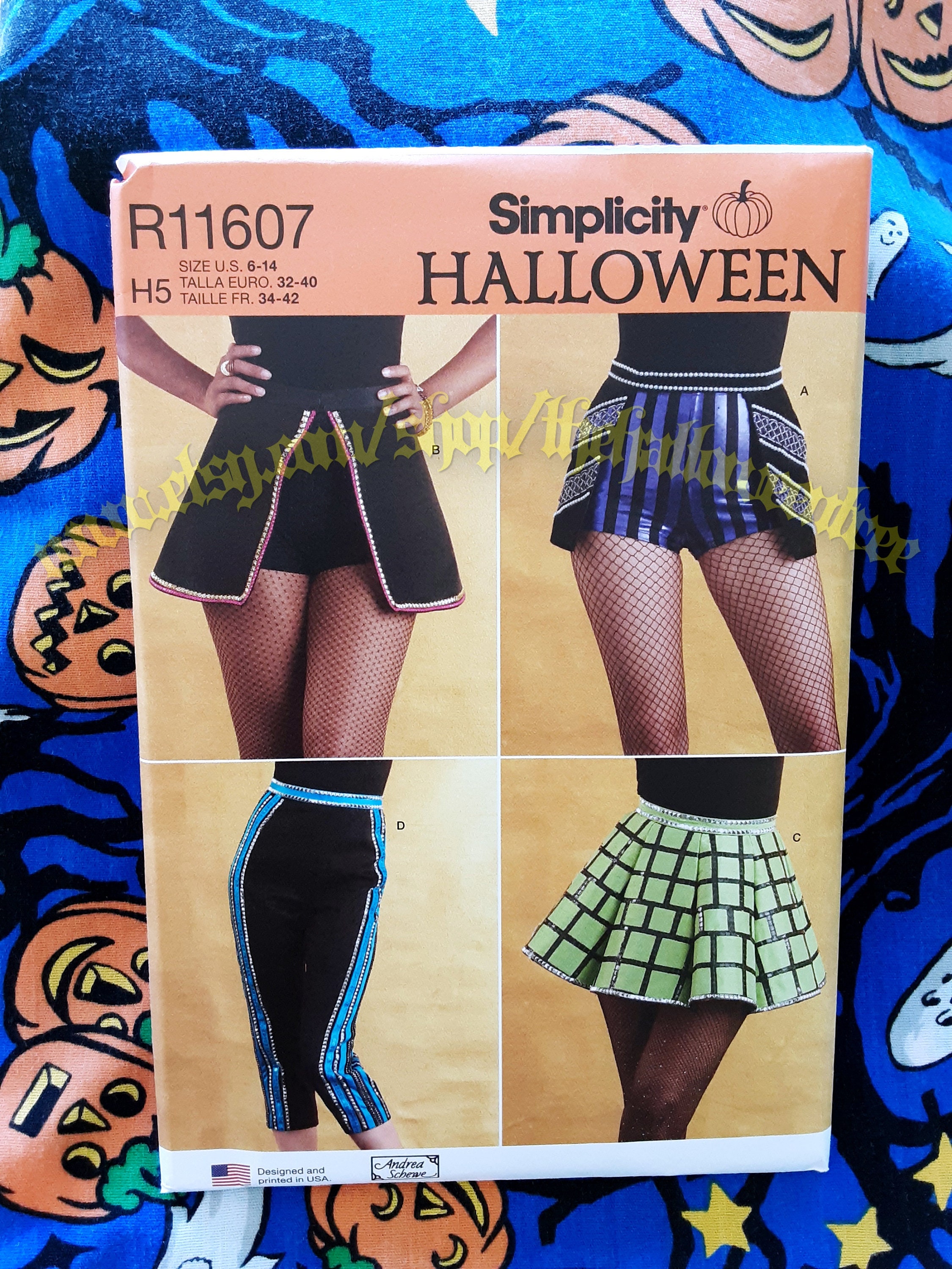 Simplicity 9628 Clearance Free Shipping Costume Skirt Skorts