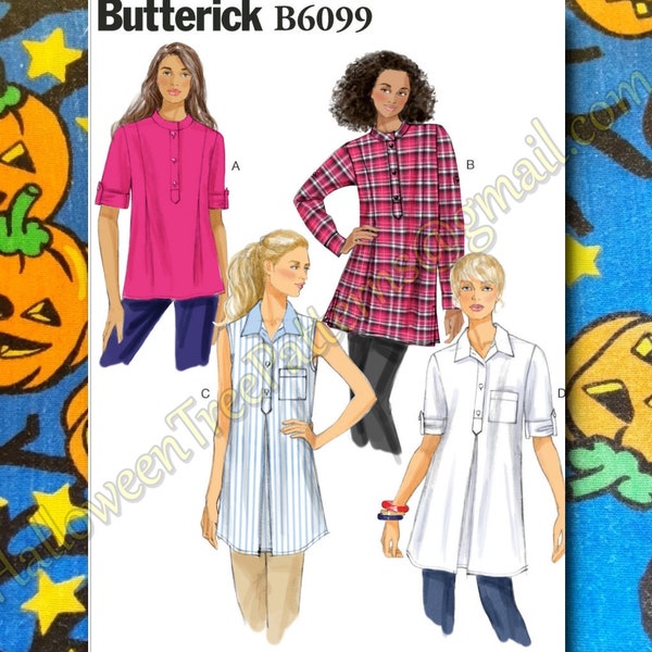 Butterick 6099 Blouse Boho Top SEWING PATTERN Sizes L-XXL b6099