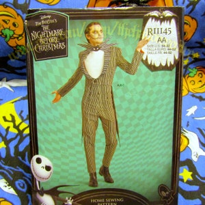 Simplicity 9343 OOP Jack Halloween Costume Sewing pattern Sizes 34-42s9343