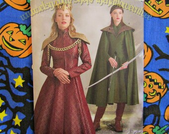 Simplicity s8768 Pattern Fantasy Warrior Medieval Renaissance Small To Medium 6-14 8768