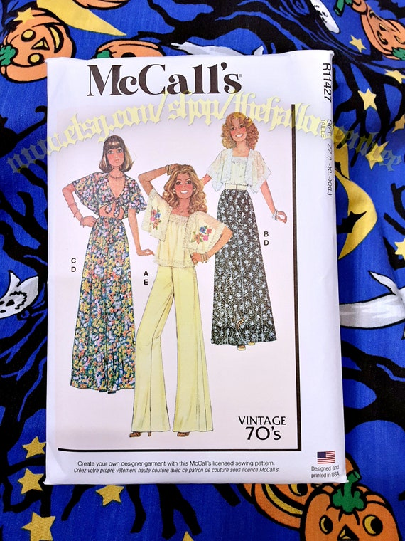 Mccalls 8257 R11427 Tops Skirts and Pants Sewing Pattern Sizes L-XL M8257 