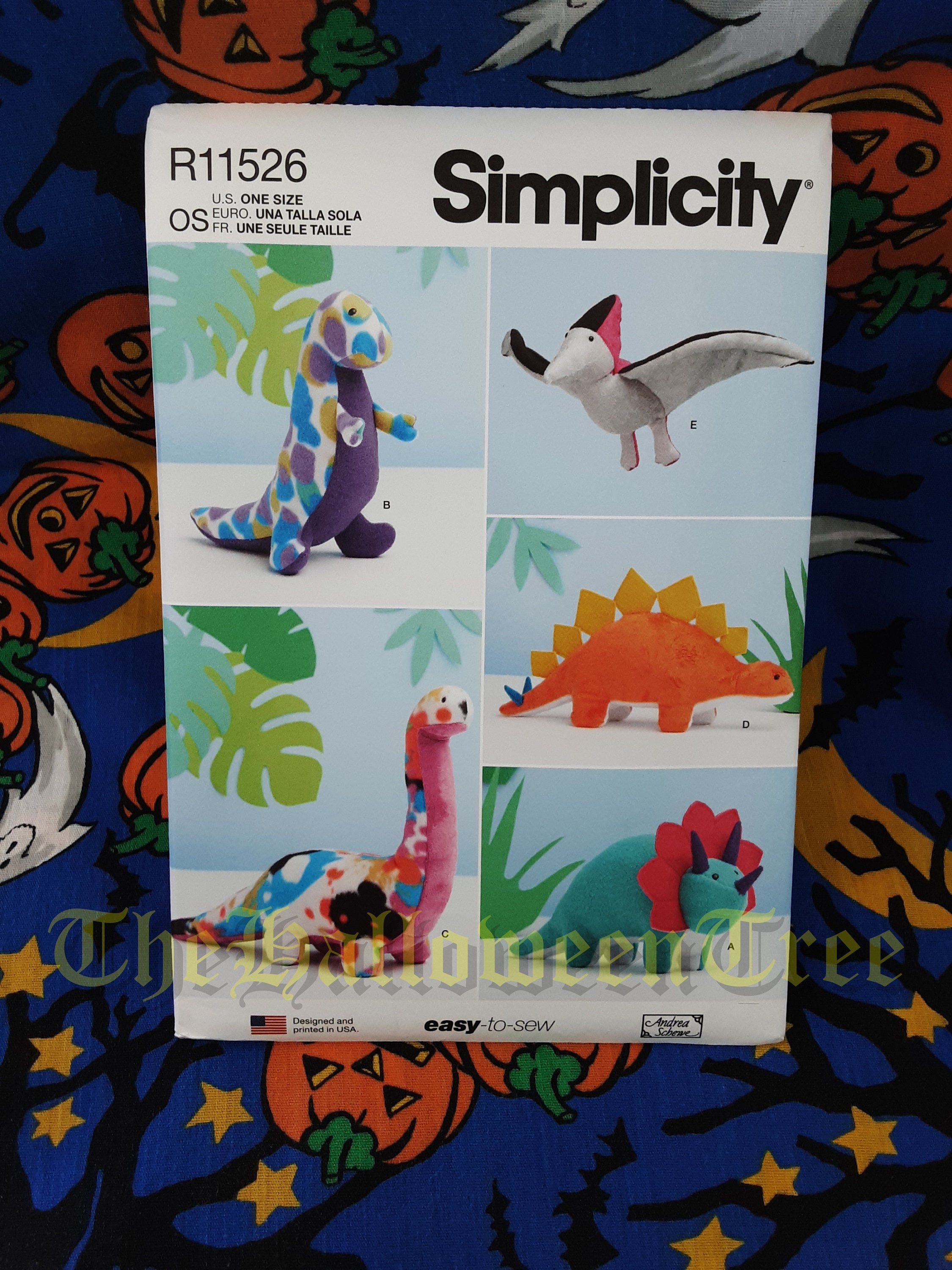 【送料無料/新品】 Plushies DINOSAURS 9585 Simplicity Stuffed Sewing Animal 裁縫材料