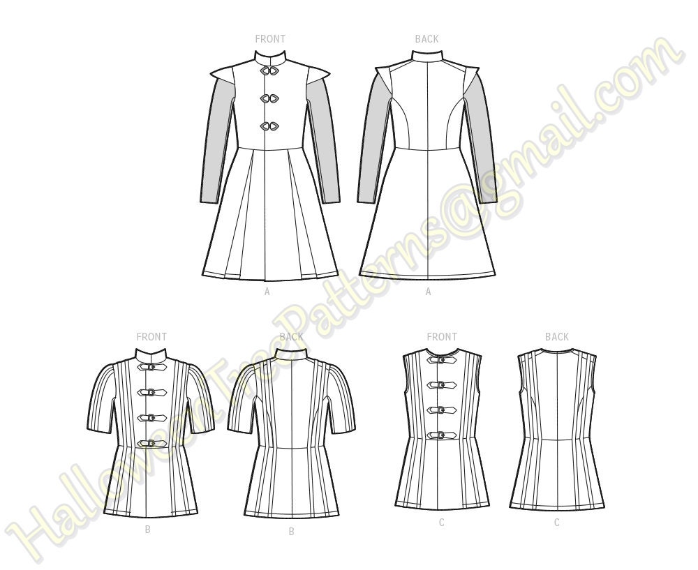 Simplicity 9593 38-44 Jacket Vest Medieval Fantasy Simplicity 9593 38-44 Jacket Vest Medieval Fantasy