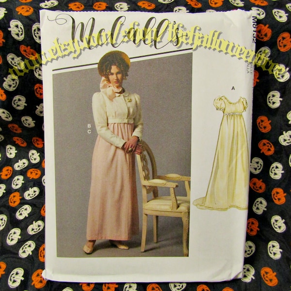 McCall's 8132 Victorian Edwardian Steampunk Dress Suit Sewing Pattern Sizes M-XL 14-22 m8132 buttermilk