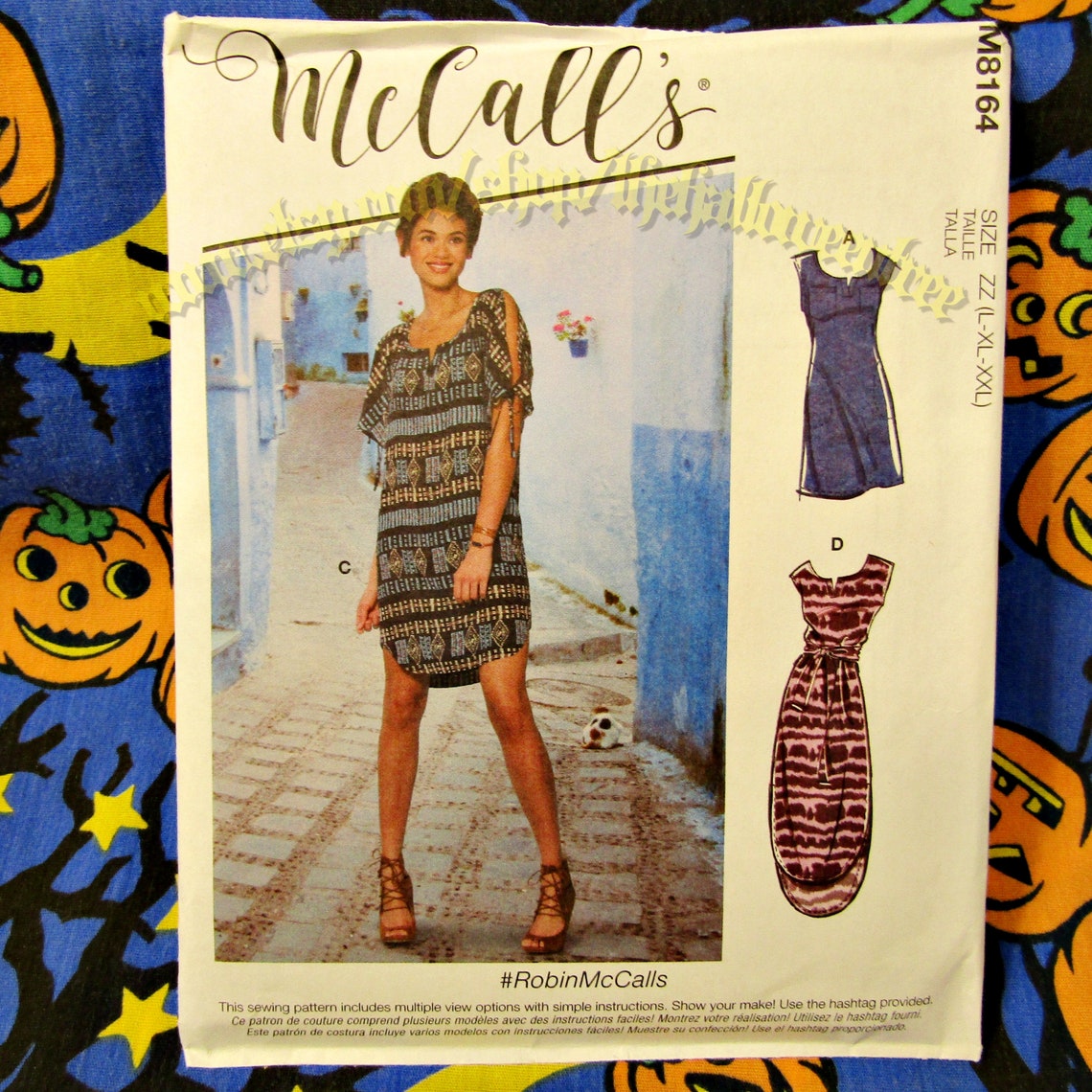 McCalls 8164 Einfaches Kaftan Tunika Kleid Strand Wickelanzug | Etsy