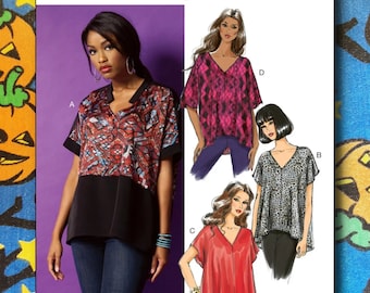 Simplicity 9107 Tops With Sleeve Variations Sewing Pattern