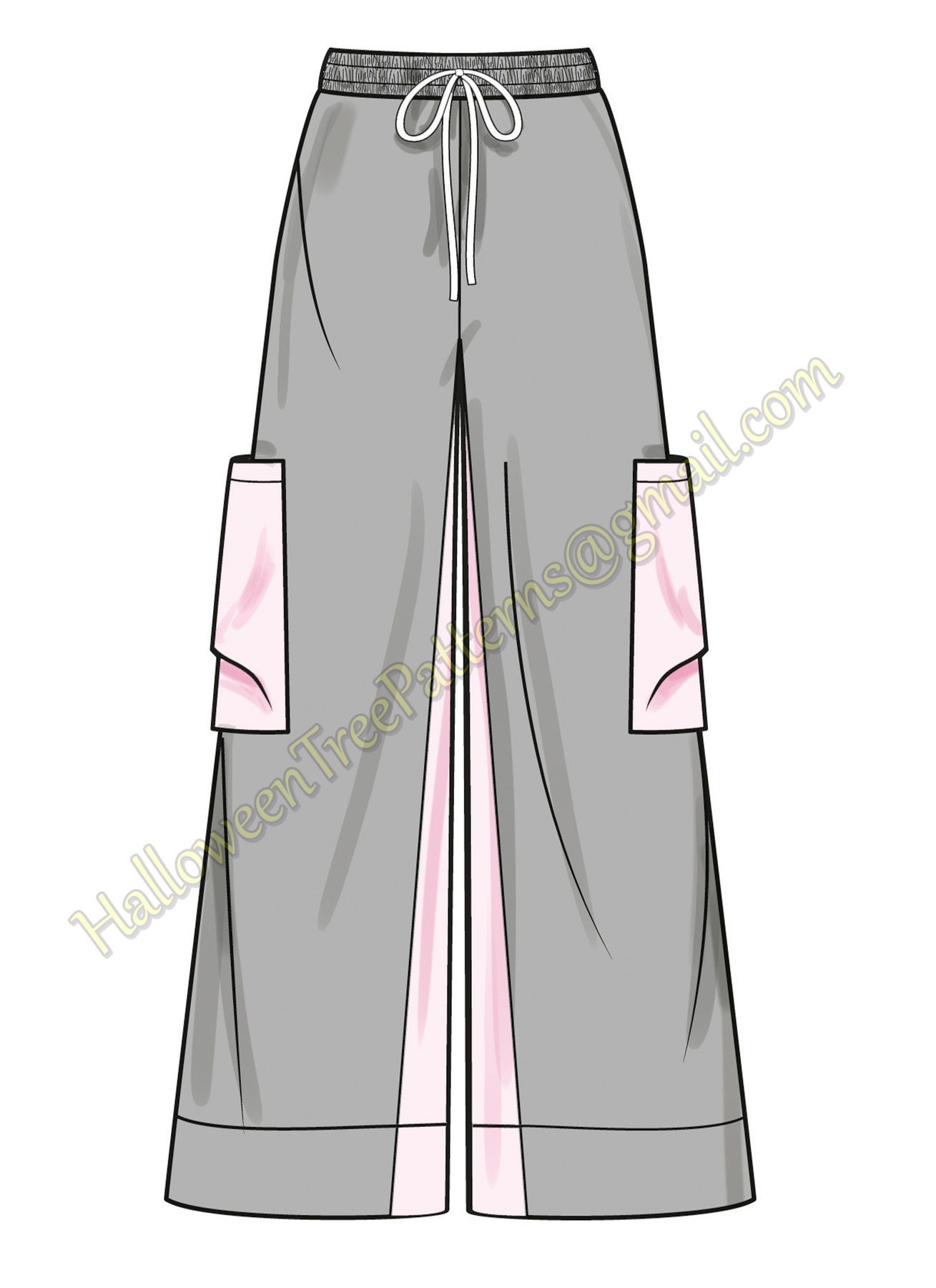 S butterfly pants グレー スプラッターデザイン THEREDTHREAD】S butterfly pants