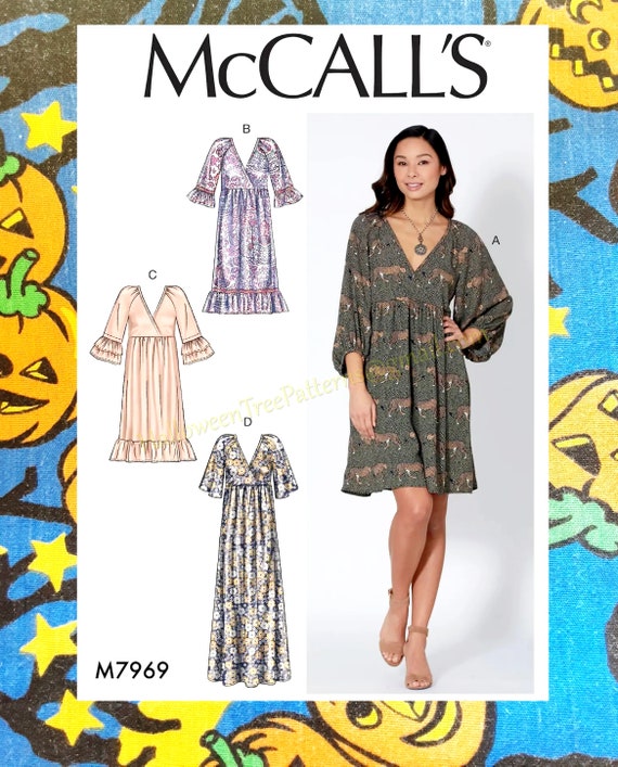McCalls Dresses M7969 - The Fold Line