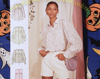 Simplicity 9467 r11323 Boho blouse top Sewing pattern sizes 6-14 s9467