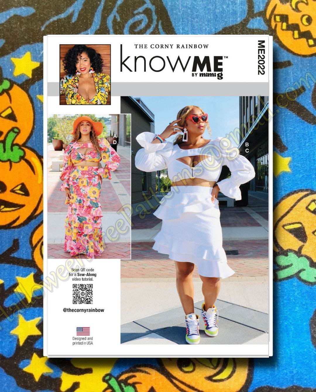 Knowme ME2022 Dress Sewing Pattern Misses Sizes 18-26 Bust44-52 Know Me ...