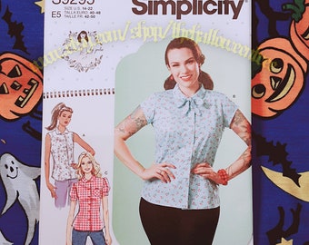 Simplicity 9295 Patterns by Gertie blouse top Sewing pattern sizes 14-22 s9295