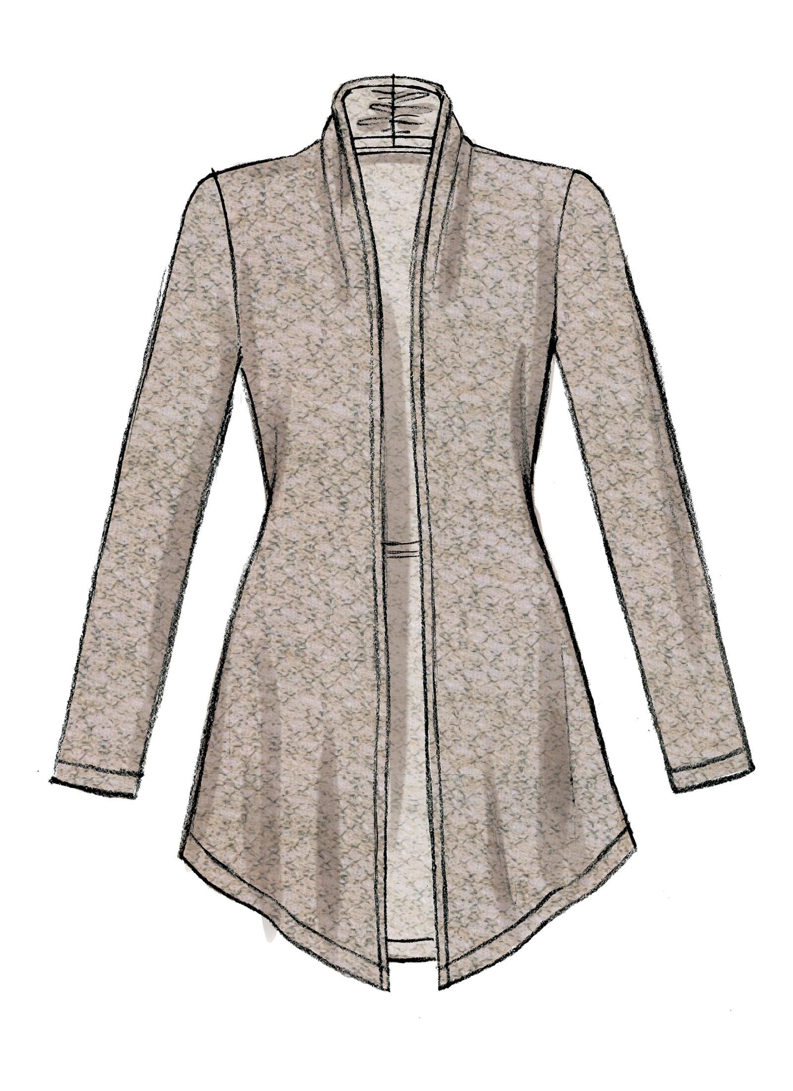 Mccalls 6996 Cardigan Jacket Sewing Pattern Extra Small to Etsy