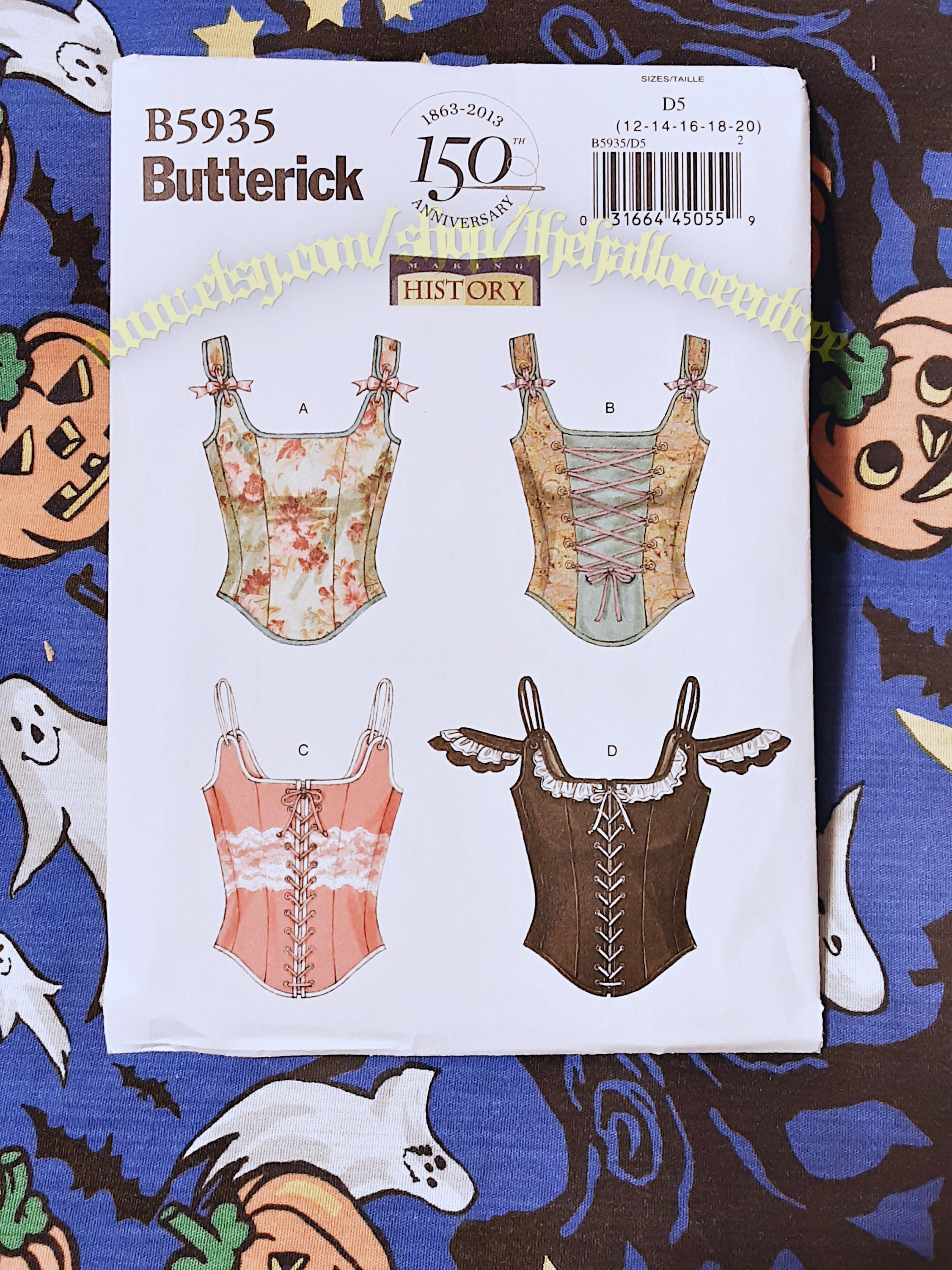 Butterick Patterns B5662 Misses' Corsets, Size EE (14-16-18-20) :  : Home