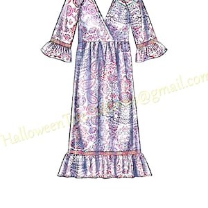 M7969 Pattern Mccalls M7969 Farmhouse Dress Sewing Pattern Sizes L-XXL Mccalls 7969 ...