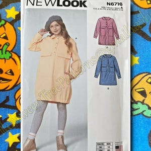 New Look 6716 Kids Jacket Sewing Pattern Sizes 3-14 NL6716
