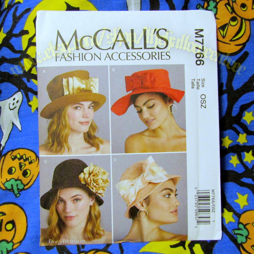 Mccalls 7766 Hats Sewing Pattern Haberdashery Bucket Hat M7766 - Etsy