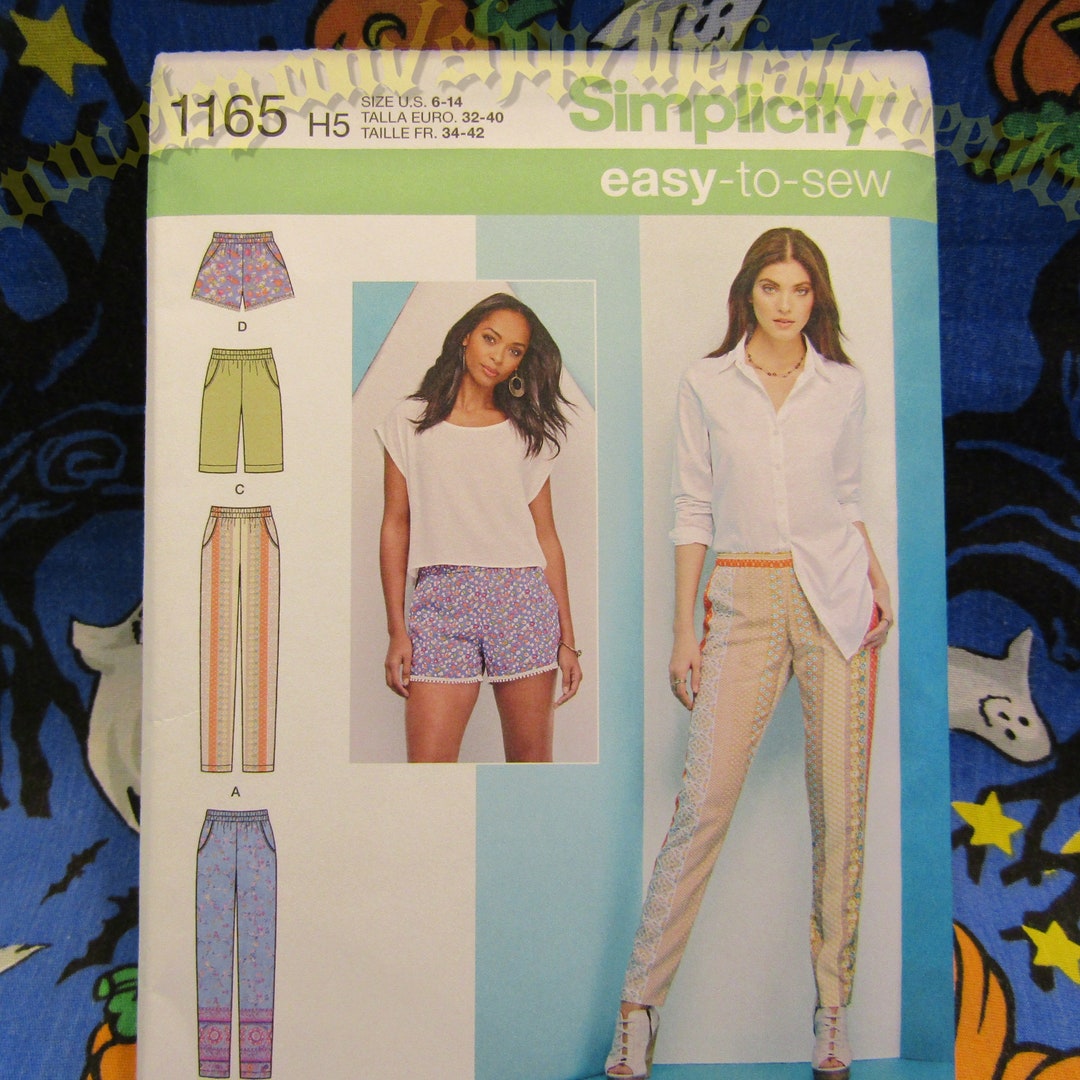 Simplicity 1165 Pull on Pants and Shorts Various Lengths - Etsy