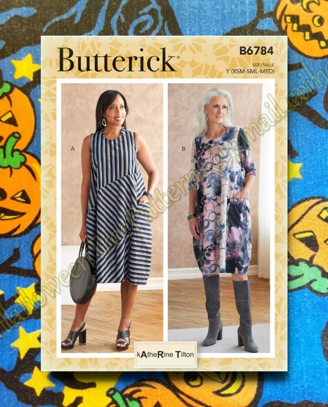 バート・シンプソン コインバンク2体セット88→82 Butterick 6784 Lagenlook Boho House Dress Sewing Pattern
