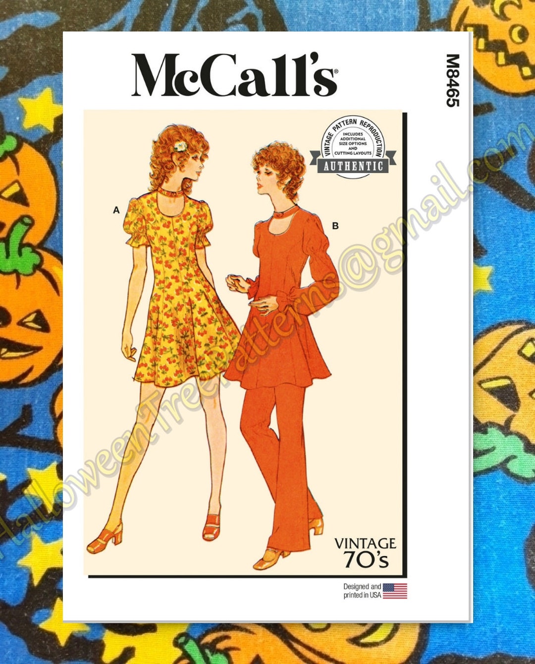 Mccalls 8465 Vintage Style Dress Sewing Pattern 14-22 M8465 - Etsy