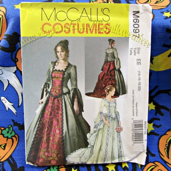 Mccalls 6097 18th Cent Baroque 1700s Wedding Dress Sewing - Etsy