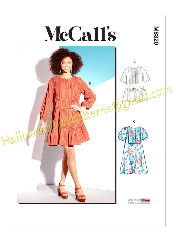 mccalls shirt dress pattern Mccalls 8286 Shirt Dress 26-32 Sewing Pattern M8286 26-32 Kk