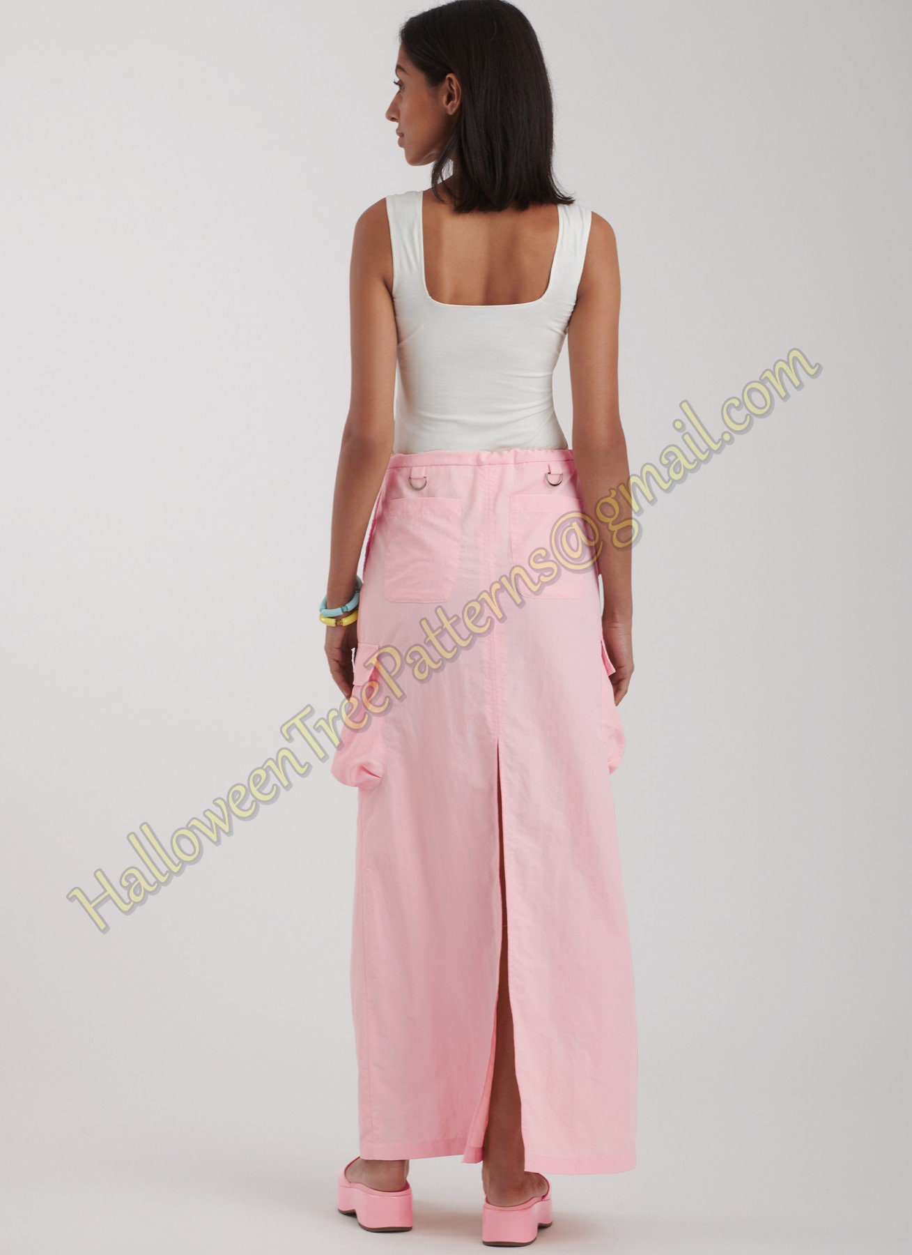 SSさま専用 Simplicity 9891 Cargo Skirt Sewing Pattern Length Options