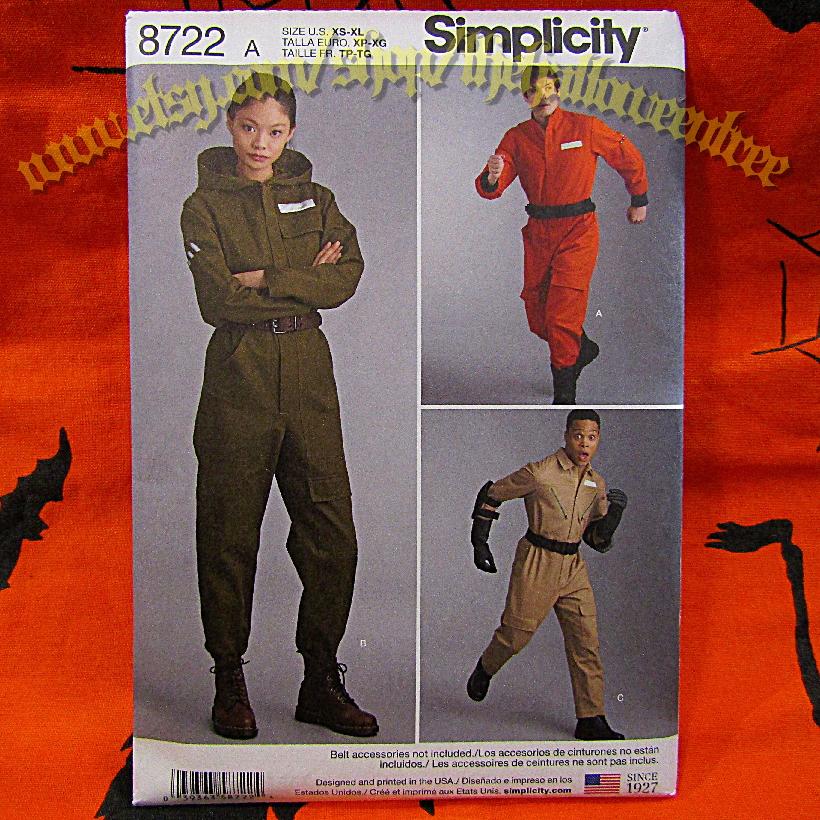 Simplicity Pattern S8528 Men's Costume Suit