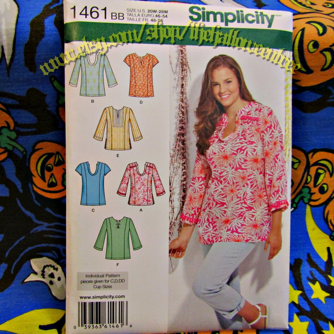 Simplicity 1461 Kurta tunic top simple boho sewing pattern | Etsy