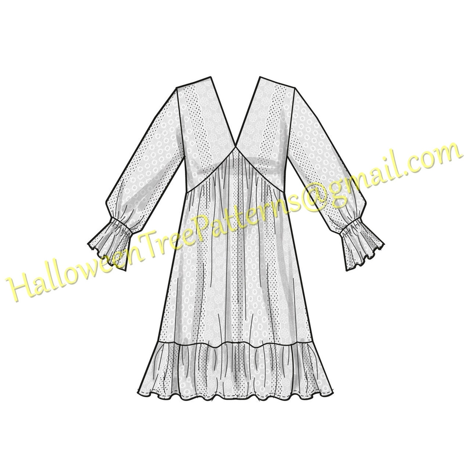 Simplicity 9702 Farmhouse Dress Sewing Pattern Sizes 18-26 S9702 R11704 ...