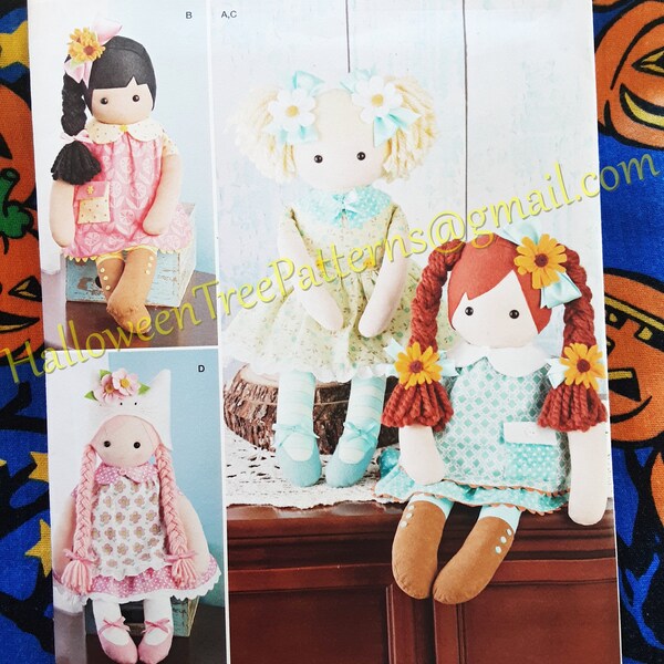 Simplicity 8402 Dolls Easy Sewing Pattern s8402 simplicity patterns uncut