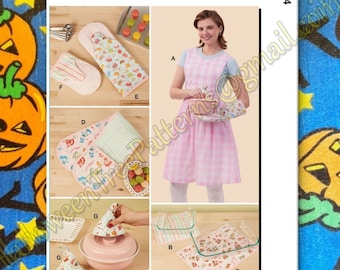 McCalls 8494 Apron and Accessories Sewing pattern XS-XL new UNCUT m8494