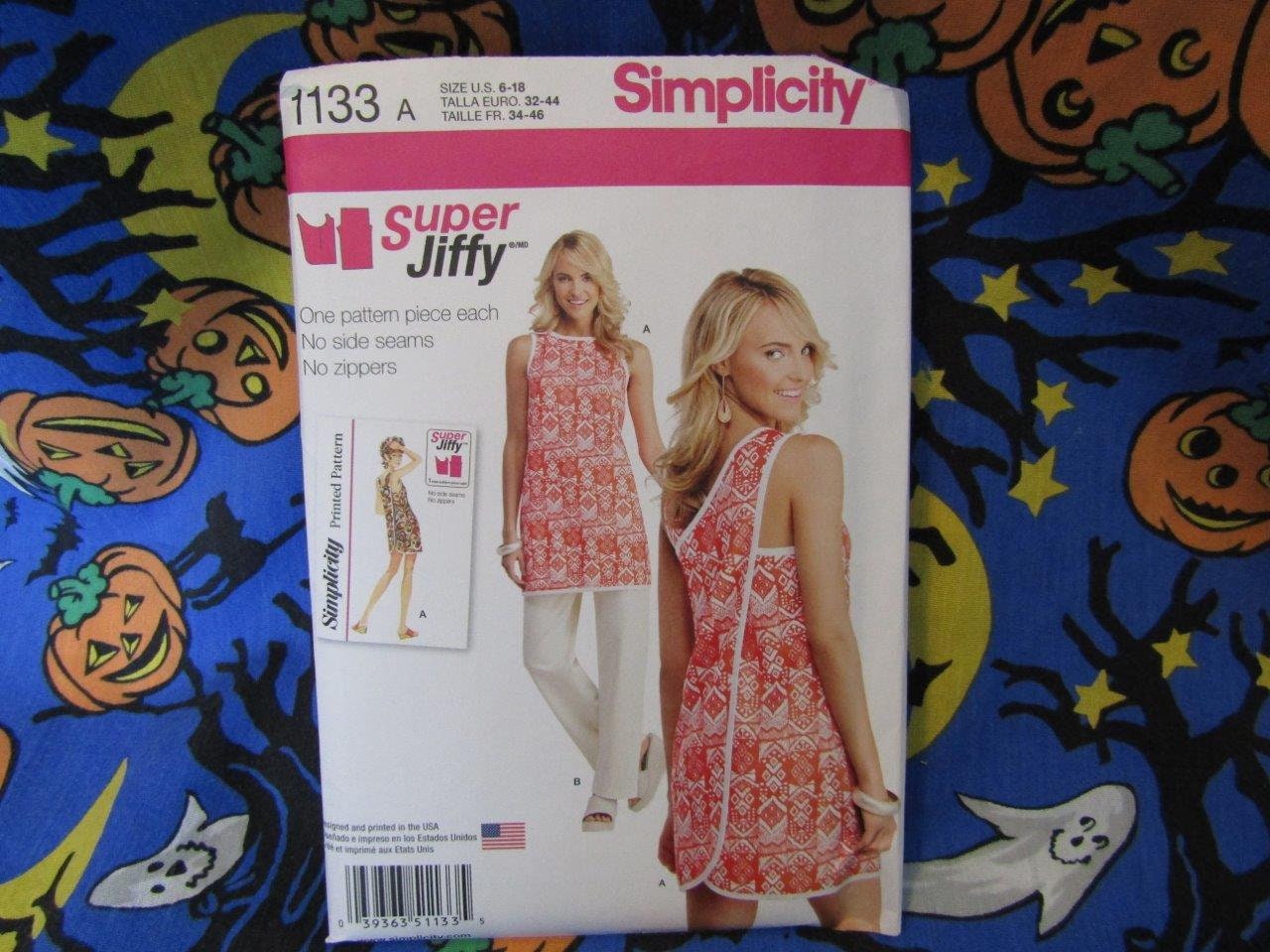 Simplicity Sewing Pattern 1133 Misses' Super Jiffy Tunic - Etsy