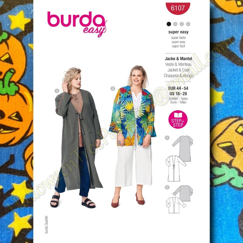 Plus Size Jacket Pattern - Etsy