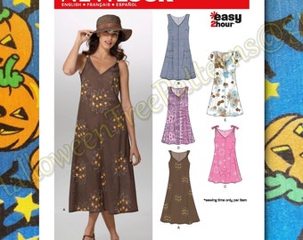New Look 6889 Sizes 8-18 Dress Sewing Pattern n6889