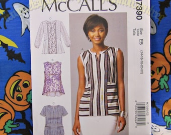 Simplicity 9451 Knit Blouse Top Sizes Sewing Pattern 14-22 S9451 R11266 ...
