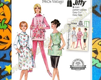 Simplicity 9906 Vintage Style Apron Smock Sewing Pattern Sizes XS-XL s9906 r12035