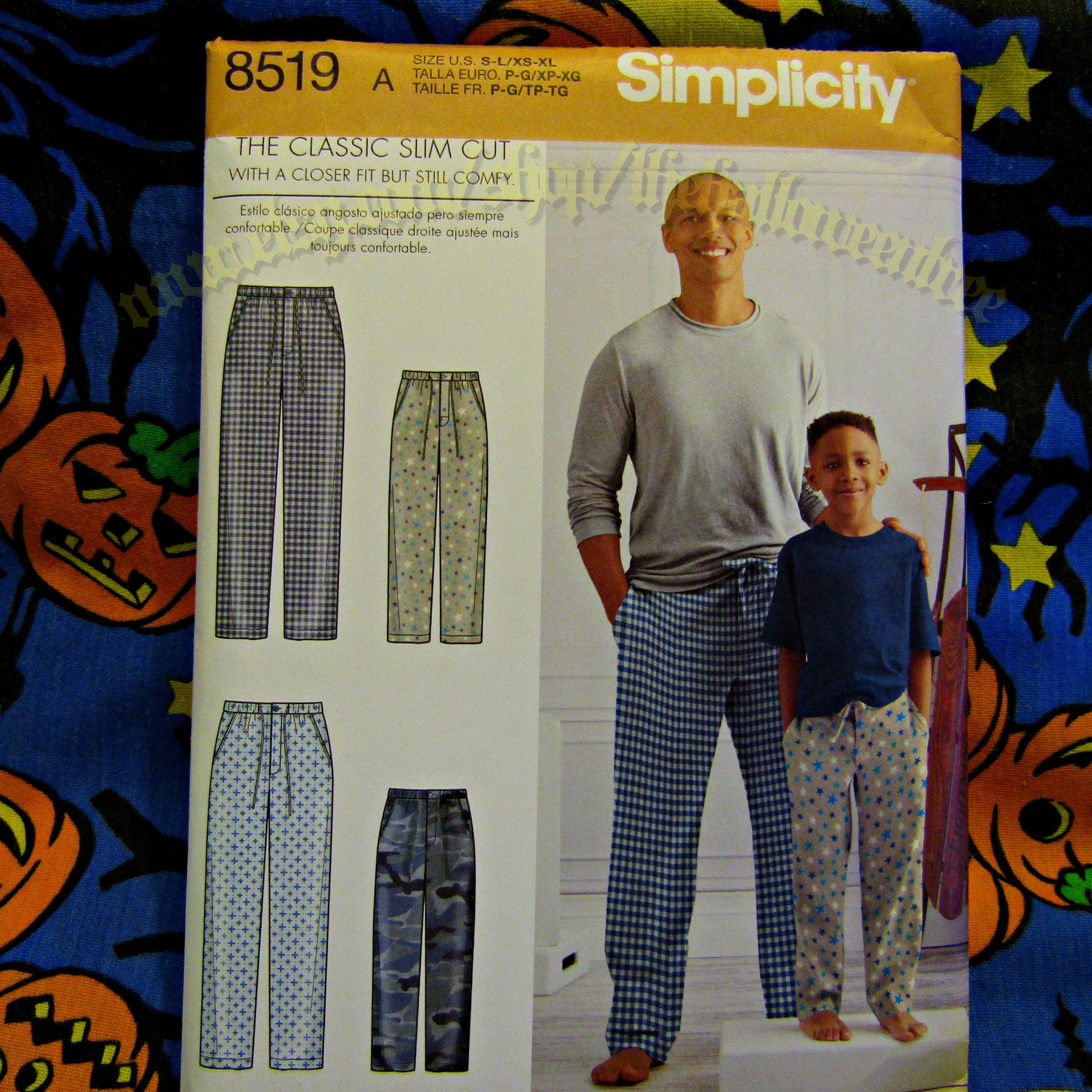 Patron Simplicity 9127 Pyjama pour toute la famille - S à XL