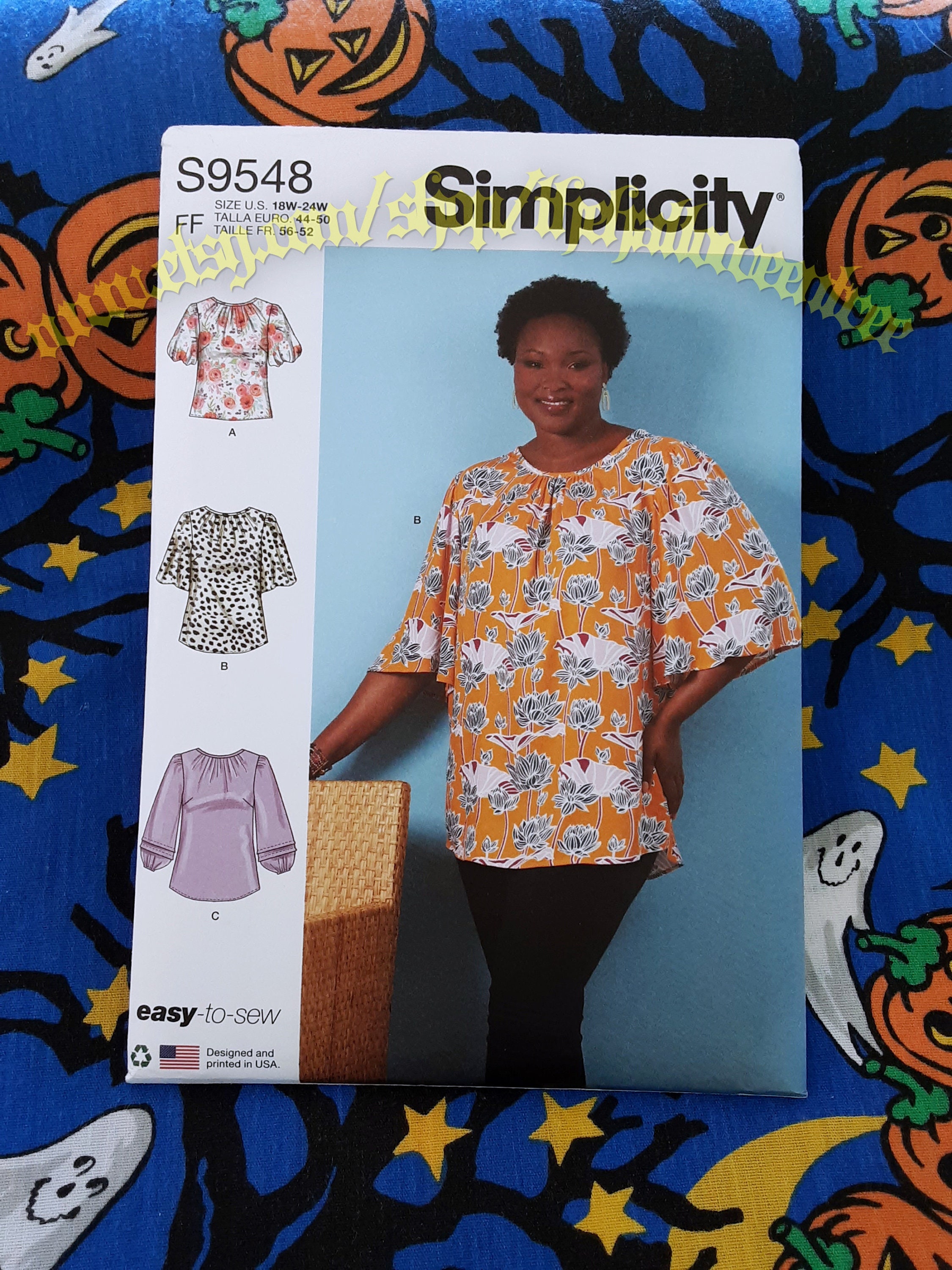 Simplicity 9548 Women's Top and Tunic