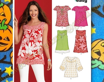 New Look 6871 Boho Blouse Toop Sewing Pattern Sizes 10-22 N6871