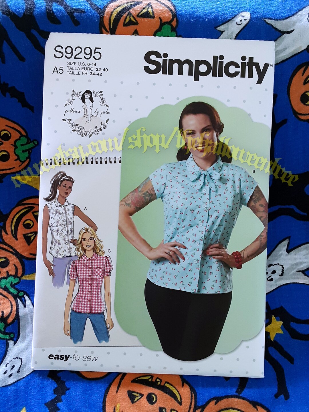 Simplicity 9295 6-14 Patterns by Gertie Blouse Top Sewing Pattern Sizes ...