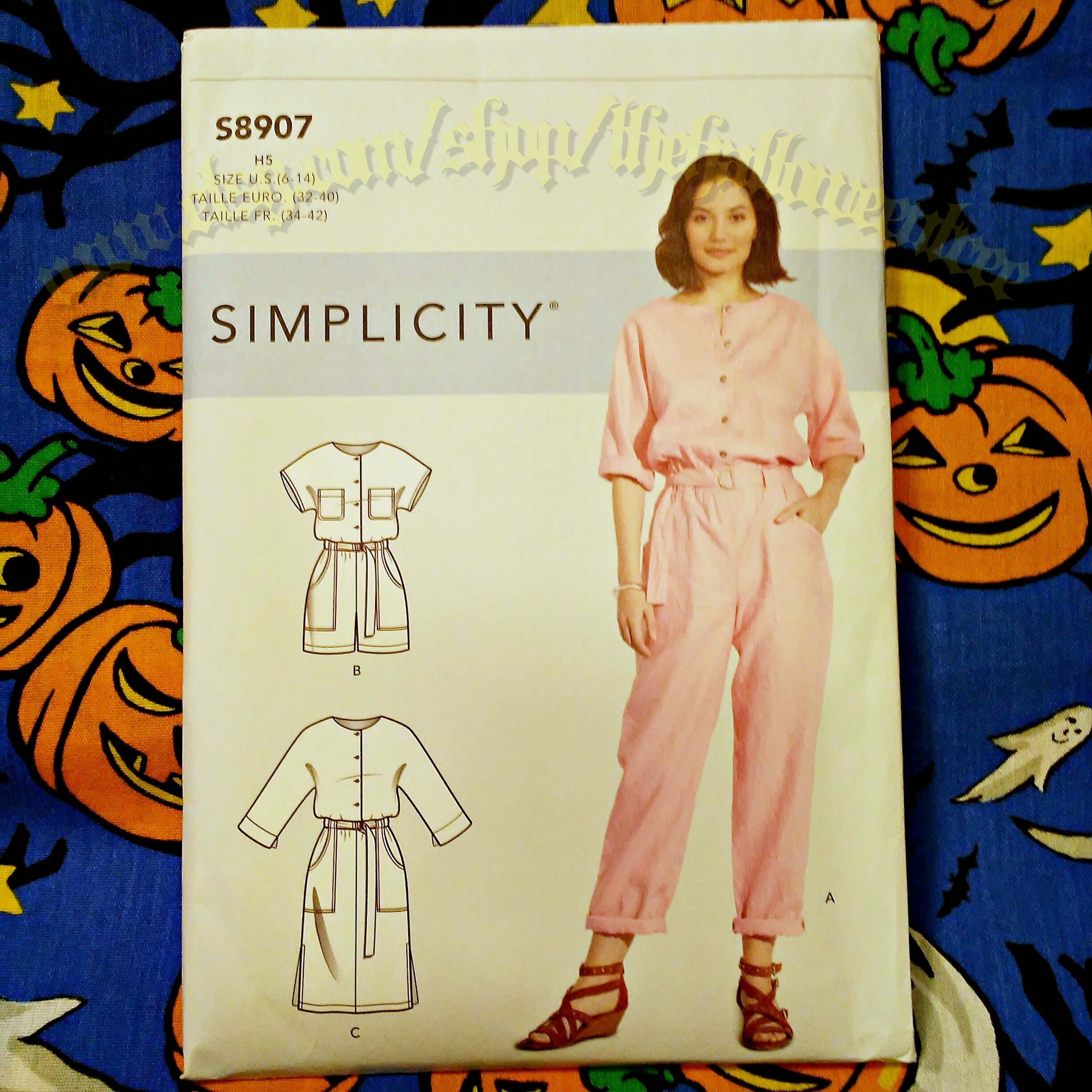 The Printed Jumpsuit  Simplicity 1355 - Adrienne M Nixon
