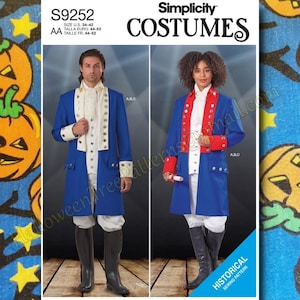 Simplicity 9252 Costume Coat Jacket Sewing Pattern s9252 sizes 34-42