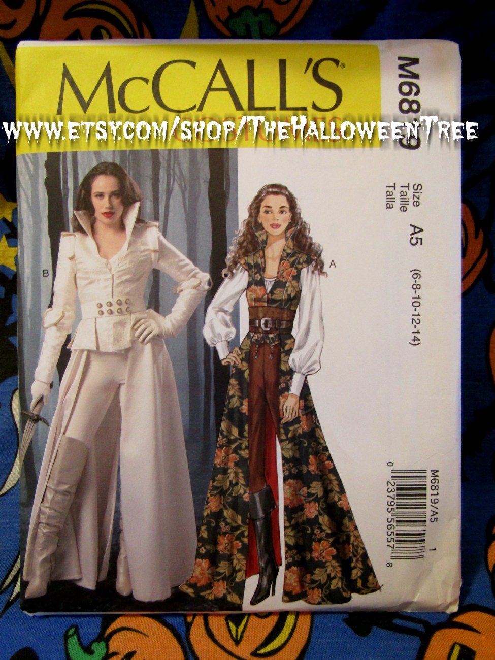 McCall's Pattern M6819 Misses' Costumes 6819 - Patterns and Plains