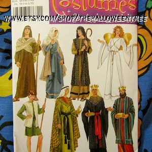 Simplicity 4795 Sewing Pattern Nativity Costume School Three Kings Mary Joseph Angel Church Biblical s4795