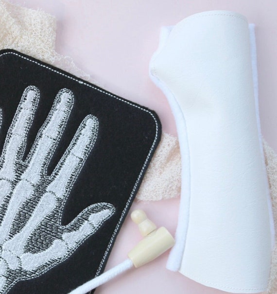 Felt Arm Cast Pretend Play Toy: Montessori Doctor Kit Australia