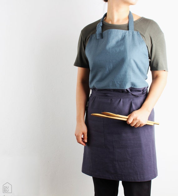 Linen apron / kitchen apron / linen full apron / cooking apron Etsy