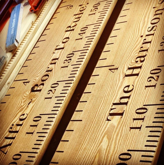 Wooden Height Chart