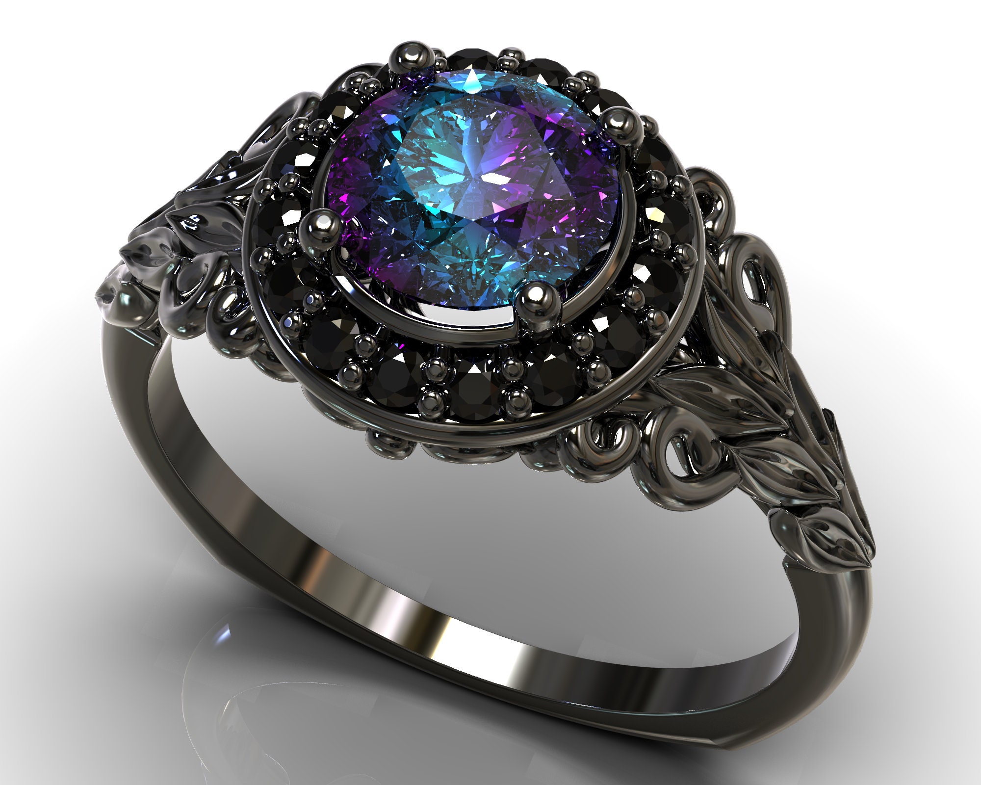 Gothic Wedding Rings For Women