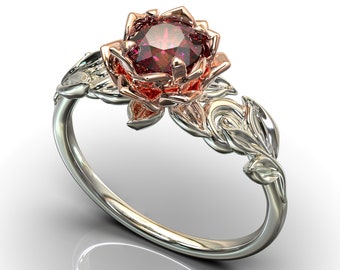 Ruby Ring, Ruby Engagement Ring, Gold Ruby Ring, Red Ruby Ring, Ruby Solitaire Ring, Ruby Rose Ring Engagement, Ruby Blood Stone Ring