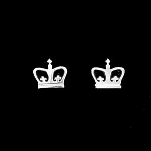 Columbia Crown Earrings, Extra Small